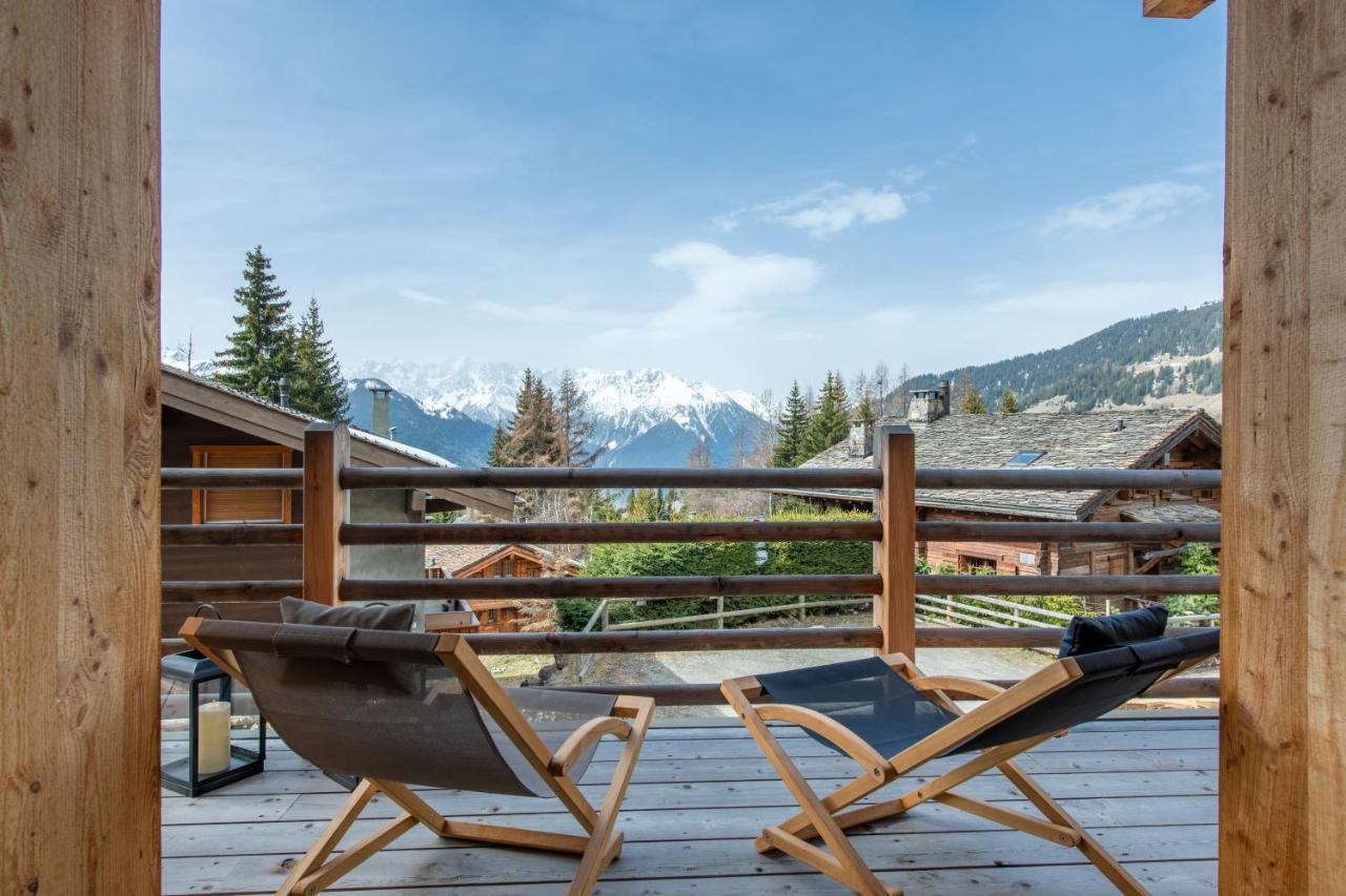 Chalet Melilot Villa Verbier Bagian luar foto